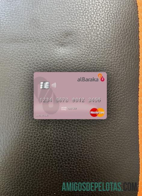 Síria Al Baraka Bank Mastercard Photolook Front exemplo